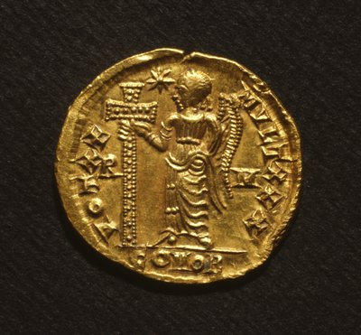 Solidus de Galla Placidia, 425-50 (or) - Roman